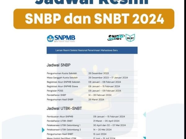 JADWAL UTBK TAHUN 2024